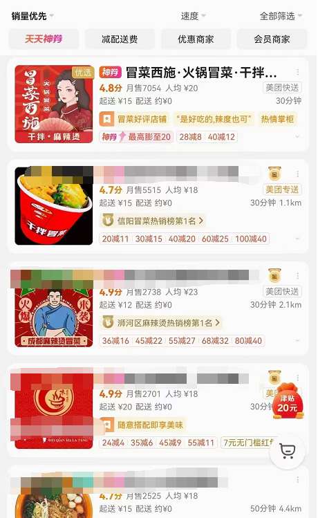 冒菜加盟店銷(xiāo)量和利潤(rùn)